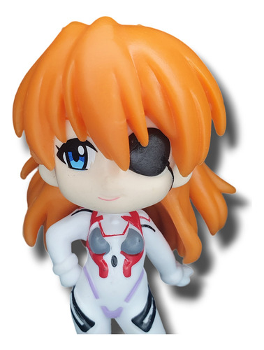 Figura Asuka Langley Gashapon Evangelion 10cm