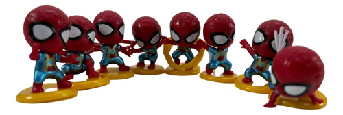 Spiderman Set X8 Figuras  Hombre Araña Marvel 