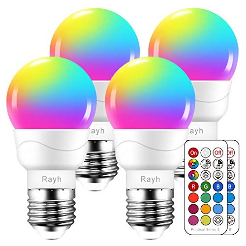 Bombilla Led Que Cambia De Color Rgb - Bombillas Led Re...