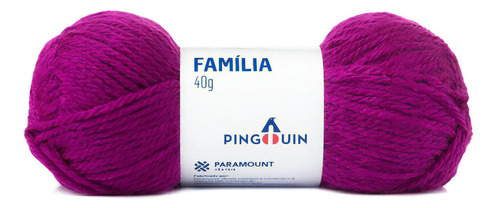 Lã Família 40g - Pingouin Cor 0335 - Neon Purple