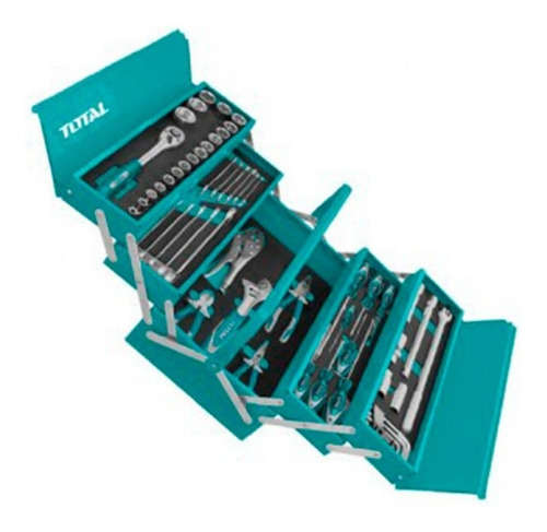 Caja De Herramientas Manuales Total De 59 Pcs Industrial