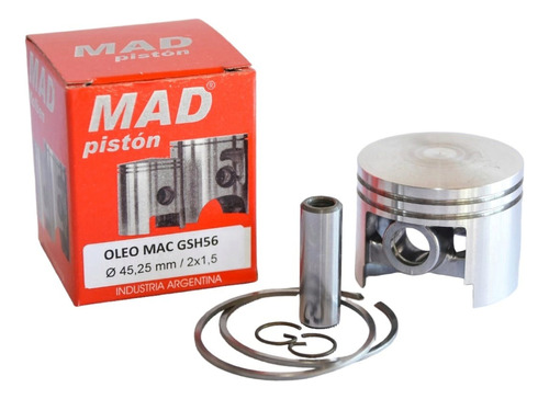 Pistón Oleo Mac Gsh 56 Kit Motosierra De 45,25 Mm