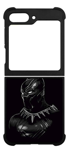 Funda Protector Case Para Samsung Z Flip 5 Black Panther