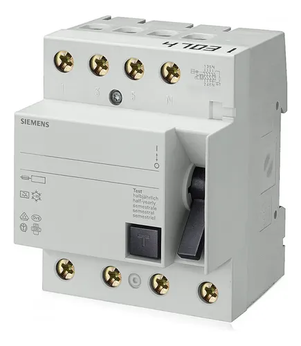 Módulo Dr 5sm3 4 Polos 125a 30ma 400v Siemens | Frete grátis