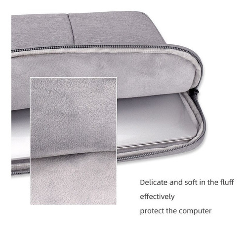 Funda Bolso Impermeable Con Bolsillo Notebook Gamer 15,6´