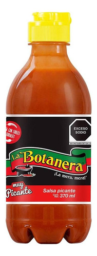 9 Pza Salsa La Botanera Muy Picante 370ml