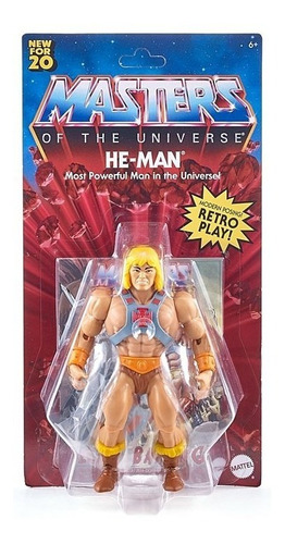 Masters Of The Universe®origins He-man®action Figure Mattel