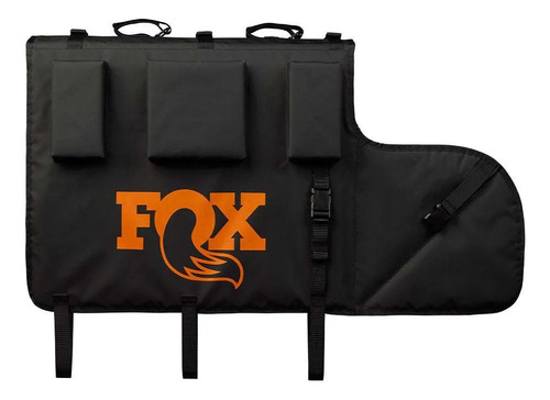 Pad Fox Overland Split Negro/logo Fox