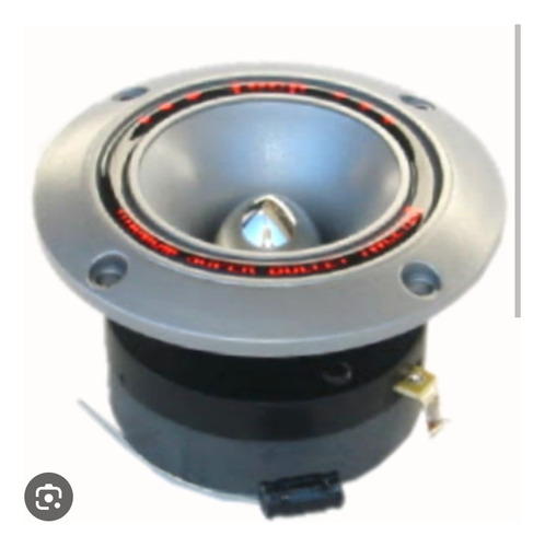 Tweeter 3-7/8  Redondo Plateado (el Par) 400watt Mod.spt-319