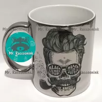 Taza Cromada Plateada Harry Potter Personalizada Con Nombre