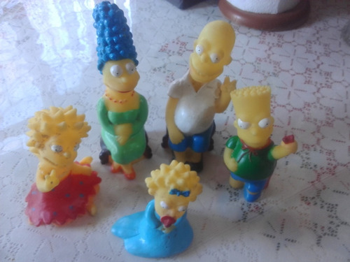 Los Simpsons Familia Completa  Muñecos De Goma