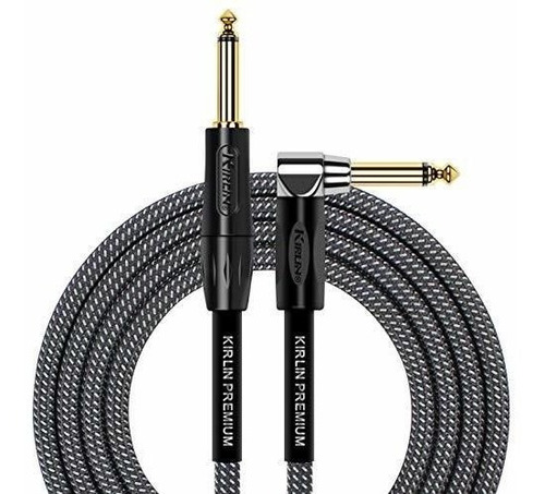 Kirlin Cable De Instrumento De Ángulo Llano A Ángulo Recto C