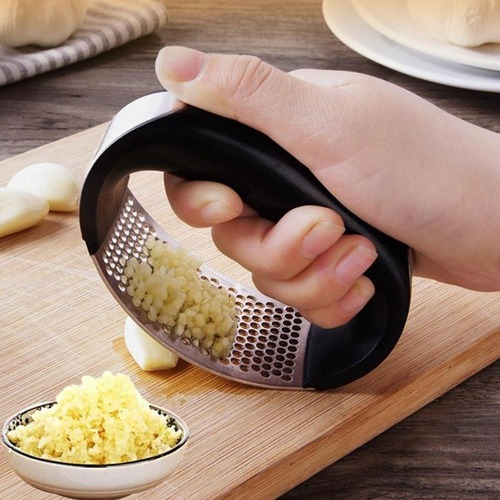 2pcs Espremedor De Alho Smart Fácil Inox Amassador Triturar