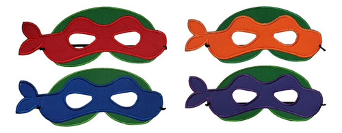 Antifaz Turtugas Ninja Michelangelo, Leonardo, Rafael, Donat Color Donatello