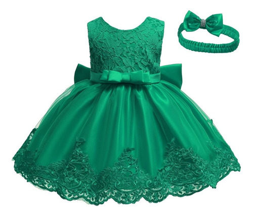 Vestido De Princesa Con Tutú Formal Bowknot Para Bebé 2831