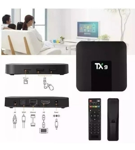 Transforme Sua Tv Smart Tx9 3giga Ram 32giga Rom