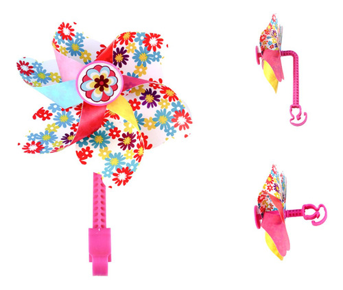 Para Bicicleta Para Niños, Molinete Para Manillar De Flor