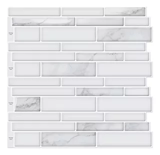 10-sheet Premium Stick On Kitchen Backsplash Tiles, 12 ...