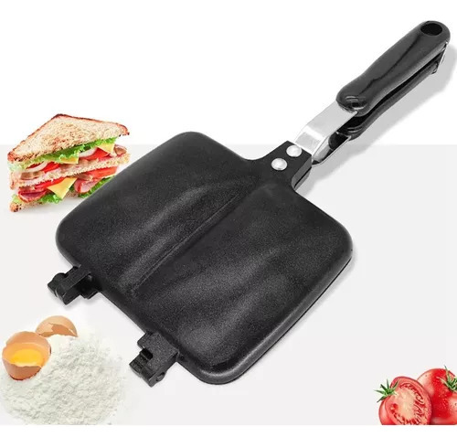 - Sartén Antiadherente De Doble Cara Para Sándwich