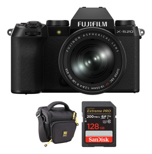 Cámara Sin Espejo Fujifilm X-s20 Con Lente 18-55mm Y Kit Ac