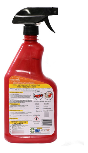 Desengrasante Multiusos 730 Ml: Elimina Grasa En Pisos Y Más