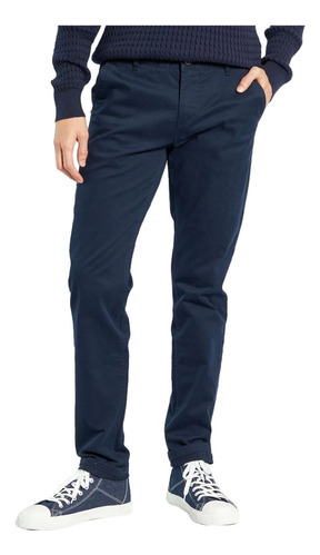 Pantalón Stretch Vestir Casual Para Hombre Chinos Slim Nyd