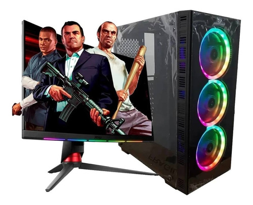 Imagen 1 de 9 de Pc Armada Gamer Intel Core I5 10400 16gb Ram Radeon Rx 550