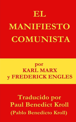 Libro: El Manifiesto Comunista (spanish Edition)