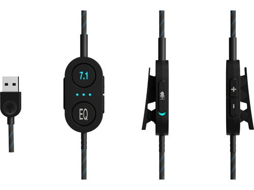 Imagen 6 de 7 de Auricular Gamer Legion H500 Pro 7.1 Usb 3.5mm Pc Ps4 Xbox