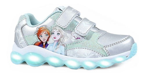 Zapatillas Footy Disney Frozen Forever Luz Led Al Pisar Niña