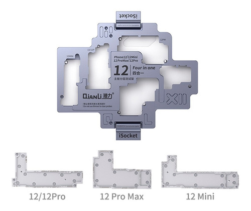 Isocket Sujeta Placa Qianli Para Iphone 12 Al 12 Pro Max