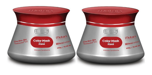 Imagem 1 de 3 de 2 Mascara Tonalizante Mutari Red Matizador Red Mutari 2x1
