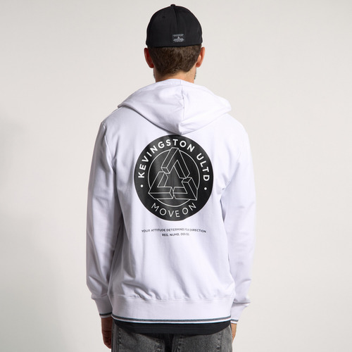 Campera Hombre Kevingston Kipper Unlimited Modern Fit Blanco