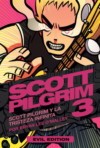 Scott Pilgrim: Evil Edition 3 - Kamite, De Bryan Lee Omalley., Vol. 3. Editorial Kamite, Tapa Dura En Español, 2023