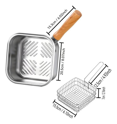 New .li. Mini Olla De Freidora De Freidora Para Cocinar