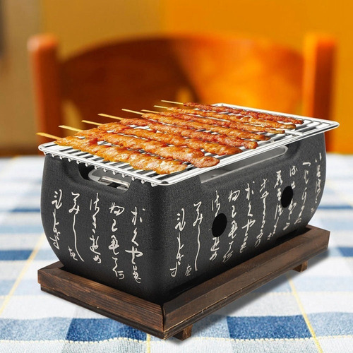. Horno Rectangular Cocina Japonesa Estufa De Carbón Japonés
