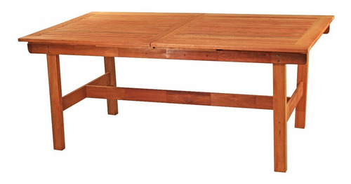 Mesa Extensible Para Exterior O Jardin Madera Eucalipto - 1,5 A 2,2 M - Ecomadera - Uruguai Max +