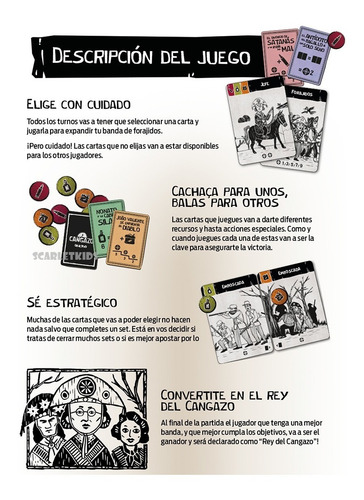 Cangazo Juego De Mesa Scarlet Kids Bureau