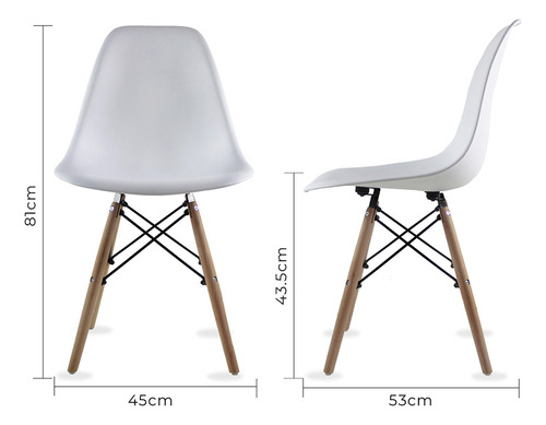 Set De Comedor Murcia Nogal Con 4 Sillas Oslo Mundo In Color Blanco