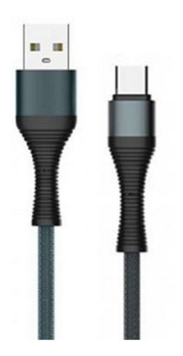 Imagen 2 de 2 de Cable De Carga Rapida Usb A Tipo C Reforzado 1 Metro