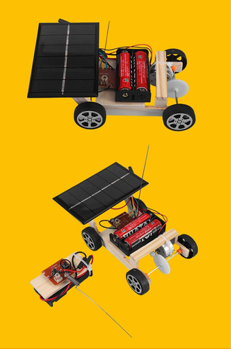Coche Solar Con Control Remoto Diy Kit De Para Stem Proyecto