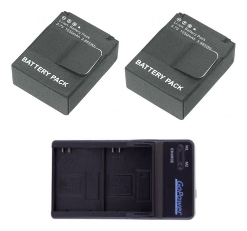Proaventura Kit 2 Baterias E Carregador Gopro Hero 3/3