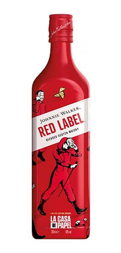 Whisky Escocês Johnnie Walker Red Label La Casa De Papel