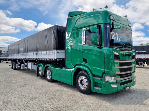 Scania R450 6x2 Highline Ano 21 + 4 Eixo Facchini 0km 14x2mt