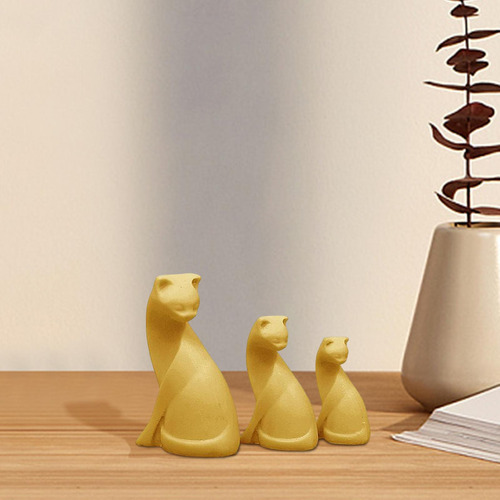 3 Figura De Gato En Miniatura 1/12, Estatua Coleccionable