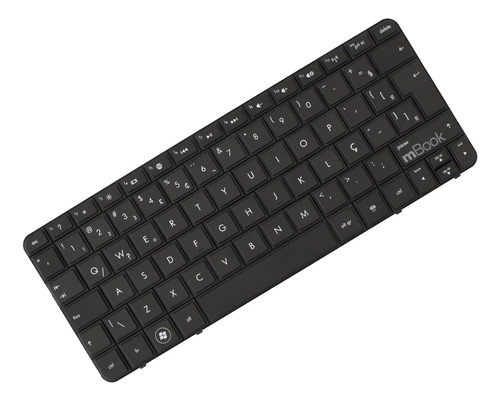 Teclado Hp Mini 110-3000 110-3100 Cq10-400 Com Ç 606618-201