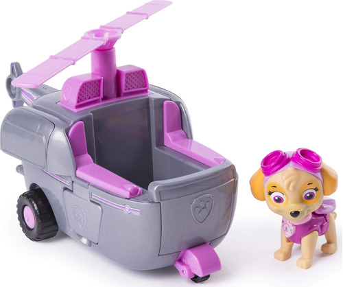 Paw Patrol Helicóptero Transformador De Skye Con Turbinas .