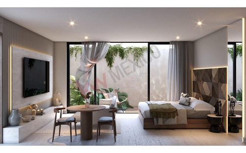 Departamento En Venta En Tulum, Quintana Roo. 1 Recámara, Terraza Y Amenidades.