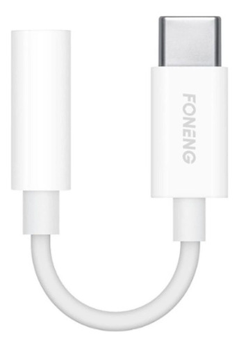 Adaptador Foneng USB-C a Jack 3.5 mm 10 cm