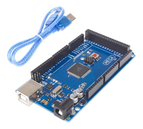 Tarjeta Mega 2560 Ch340 Con Cable Compatible Con Arduino